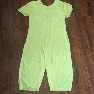 FREE PEOPLE SIZE S Limeade Jumpsuit